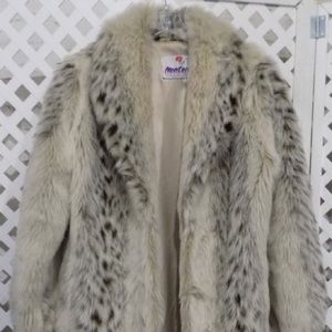 Vintage Monterey Fashion Size 12 Faux Fur Coat